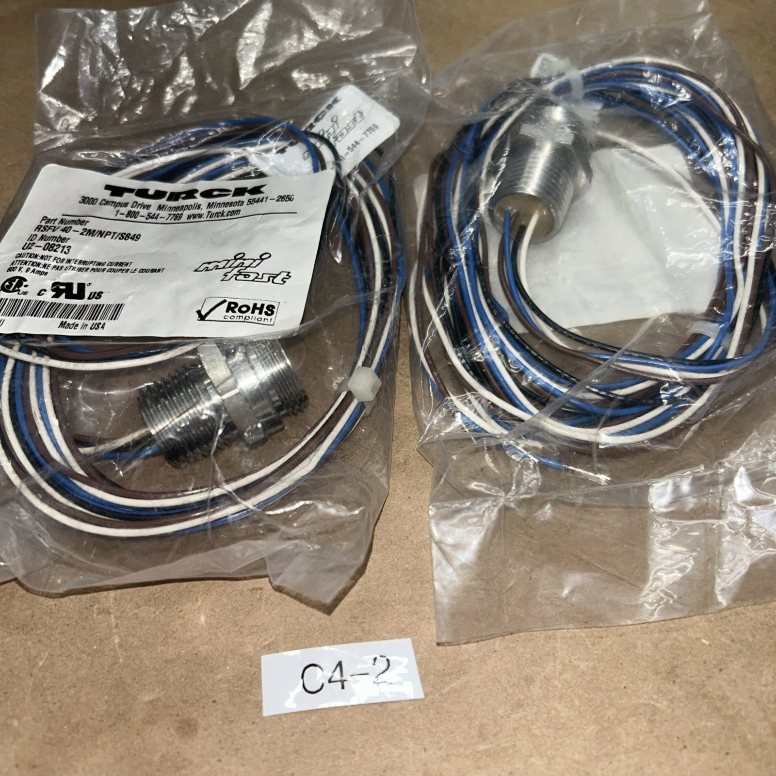 NEW Turck RSFV 40-2M/NPT/S849