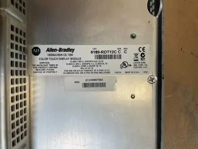 USED Allen Bradley llen Bradley VersaView CE 1250H 6189-RDT12C