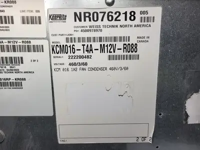 USED KEEPRITE KCM016-T4A-M12V-R088