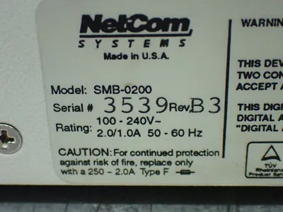 Used NETCOM SYSTEMS SMB0200 Network Analyzers Ohio US | HGR 24 #1096798