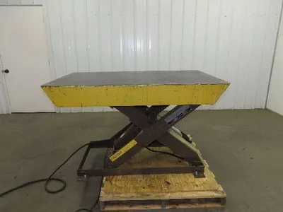 Autoquip 36S40 Hydraulic Scissor Lift Table 4000lb 36" Travel 34x58" Top 3Ph