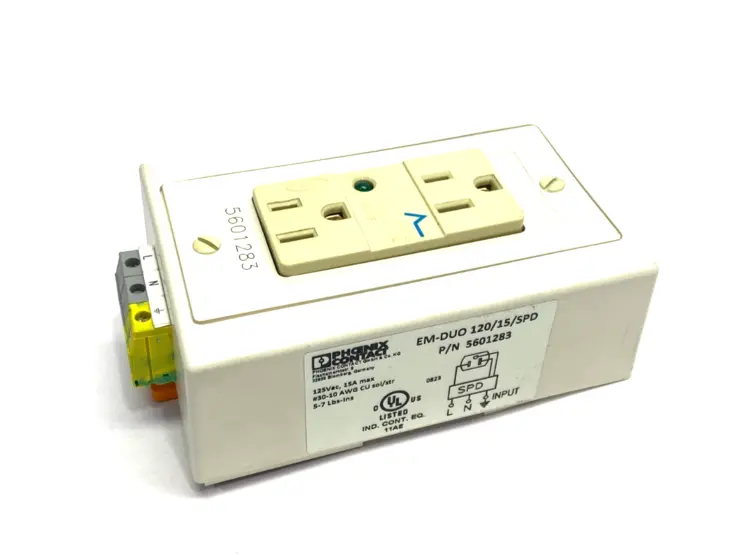 Used PHOENIX CONTACT RAIL-MOUNTED UTILITY OUTLET Misc Industrial Equipment | Maverick Industrial Sales #1107271