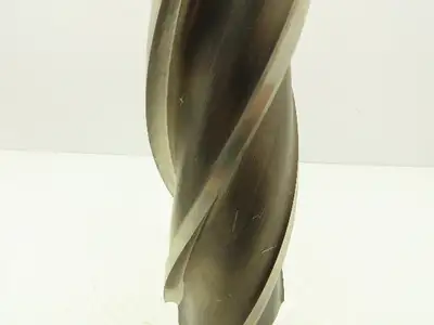 Putnam Tool PLA-563-4 4 Flute Coarse Rough Single End Mill 2.5" Dia x 6" Flute