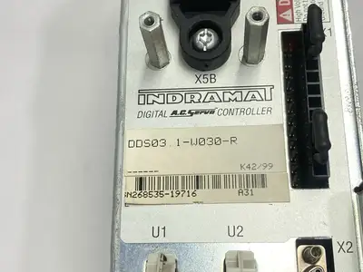 USED INDRAMAT AC SERVO CONTROLLER W/ FWC-DSM2.1-SSE-02VO9-MS DSS1.3