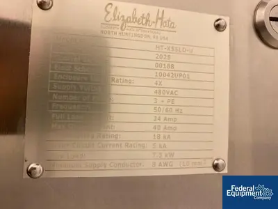 USED Elizabeth-HATA Elizabeth Hata Tablet Press, Model HT-X55LD-U, 55 Station