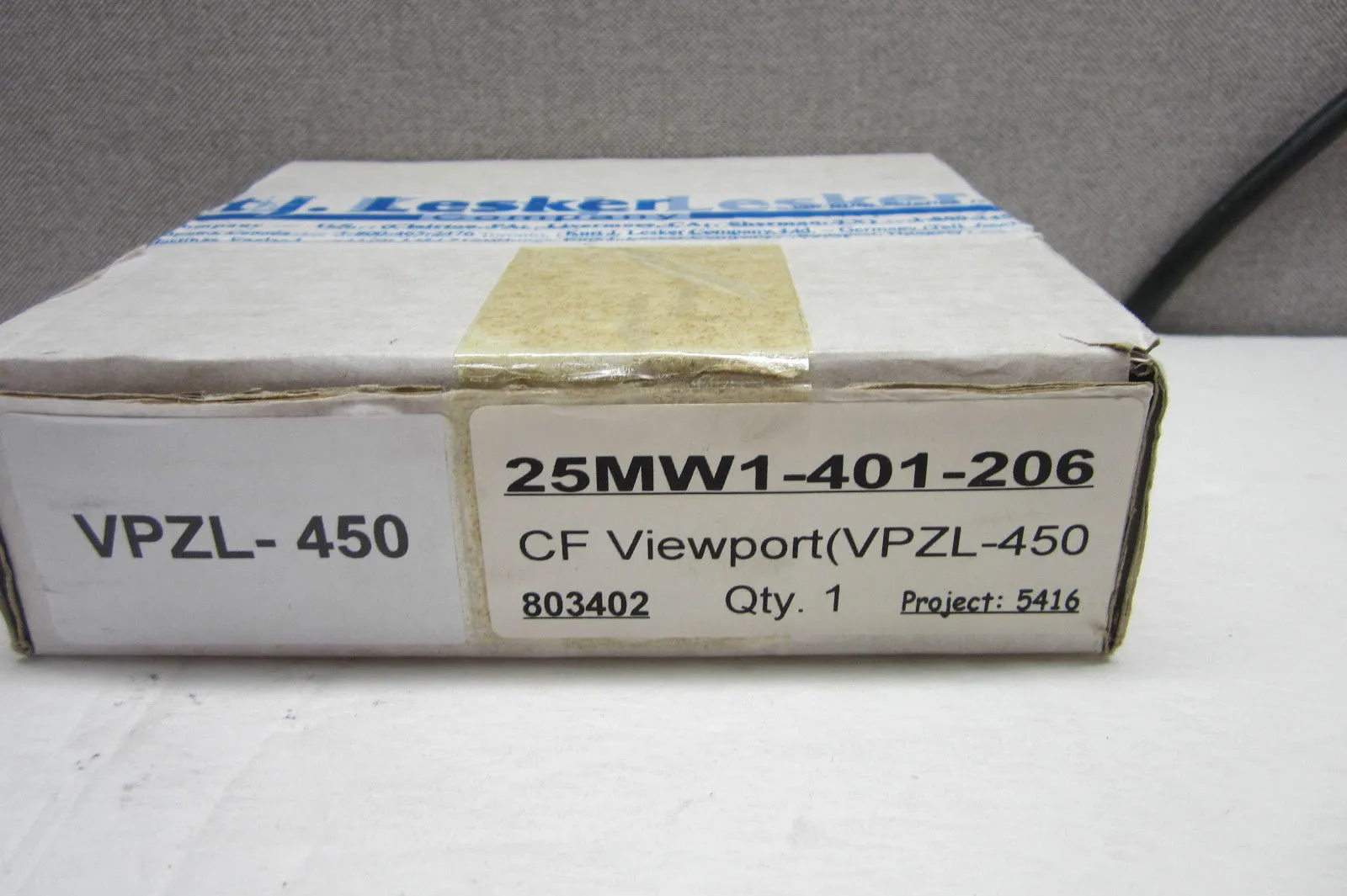 NEW KURT J. LESKER VPZL-450 VIEWPORT VPZL450