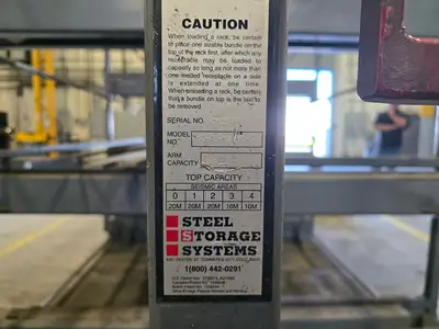 Used STEEL STORAGE SYSTEMS 5T-4G-30X75R-24 Racks/Shelving British Columbia CA | Lenmark #1440515