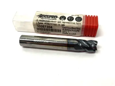 New | in-Stock ACCUPRO SQUARE END MILL: 12.00 MM DIA, 16.00 MM LOC, 4 FLUTE, SOLID CARB End Mills Michigan US | Maverick Industrial Sales #1090264
