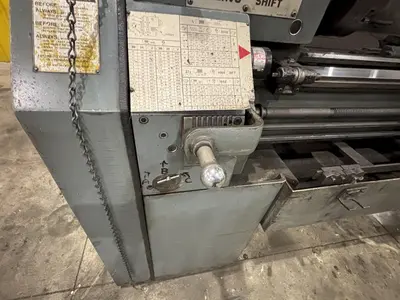 15" X 54" LEBLOND REGAL MODEL 13C SERVO SHIFT GEARED HEAD ENGINE LATHE METRIC & 2.25" HOLE: STOCK #23489