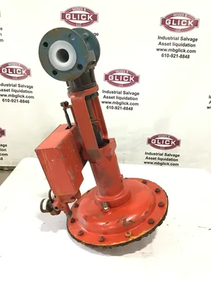 Moore 71P Actuated Plug Valve with Valve Positioner