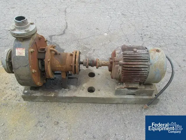 Used Wanner Engineering 4" x 3" Stan-Cor Centrifugal Pump, Type A40, Kynar Pumps Ohio US | Federal Equipment Company #125969