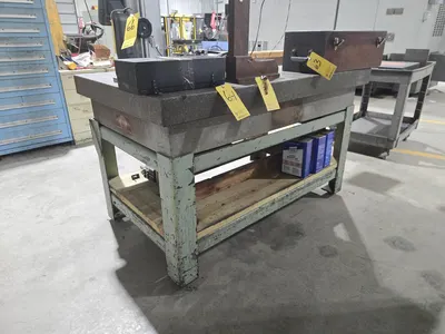 Granite Inspection Table; 60"x36"x36", Granite Thickness 10"