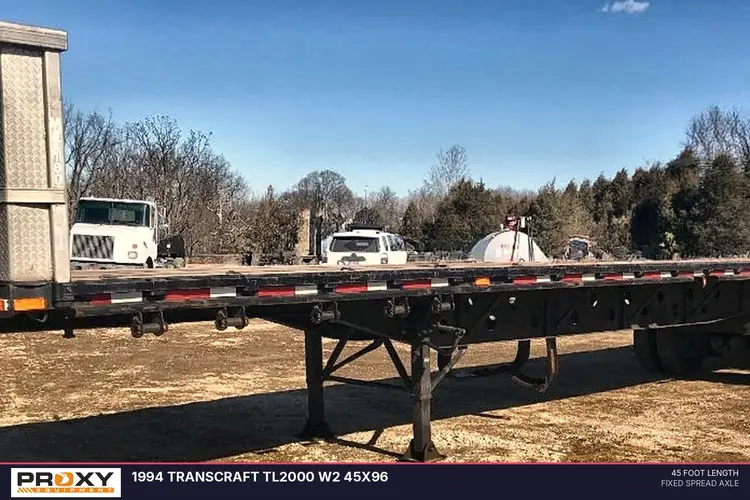 Used 1994 TRANSCRAFT TL2000 W2 45X96 Flatbed Trailers Kentucky US | Proxy Equipment #1377784