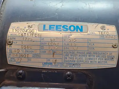 Used LEESON 110204.00 Motors (misc) British Columbia CA | Lenmark #1439933