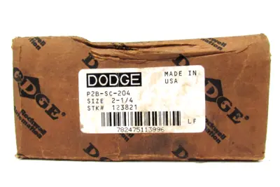 NEW DODGE P2B-SC-204 PILLOW BLOCK BEARING 123821 P2BSC204