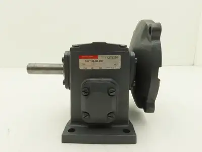 Boston Gear TWF113A-300-DM7 Parallel Shaft Gearbox 300:1 Double Reduction 56C