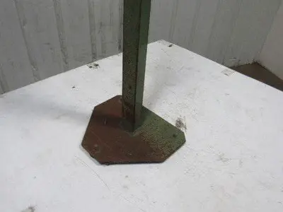Straight Pedestal Column W/Base & 2 Button Box Electrical Enclosure