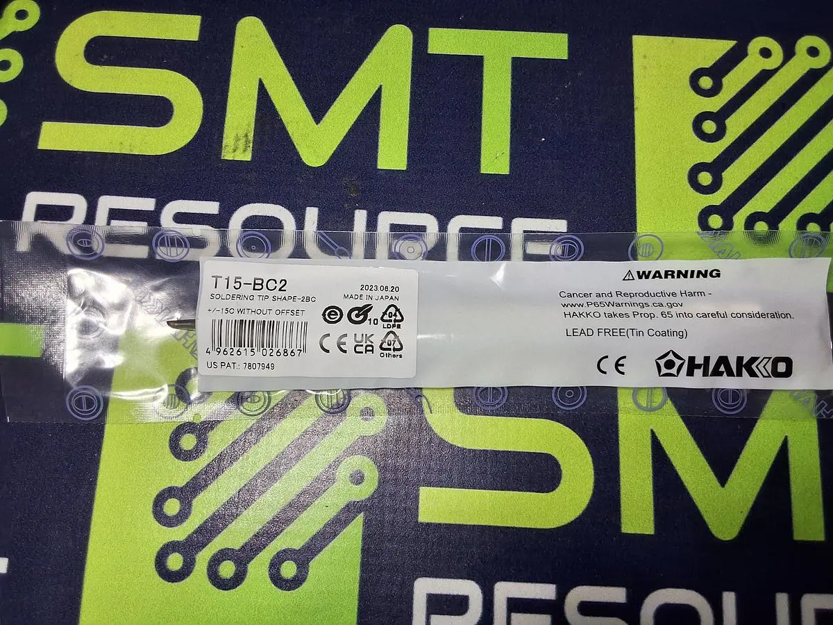 HAKKO T15-BC2 SOLDERING TIP; BEVEL 2 x 11.5mm - BRAND NEW