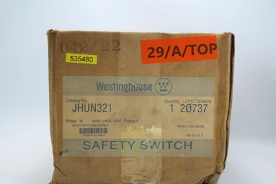 New | in-Stock Westinghouse JHUN321 Misc Electrical & Power Parts California US | Davliegogo LLC #1730290