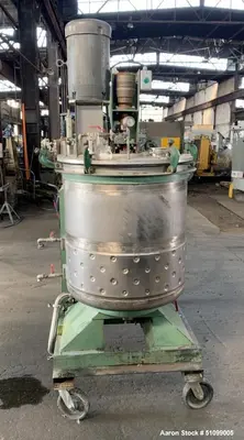 Used Twin Motion 95-Gallon Stainless Steel Vacuum Mixer – Jacketed Kettle