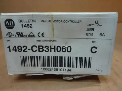 NEW ALLEN BRADLEY 1492-CB3/H060 SER C