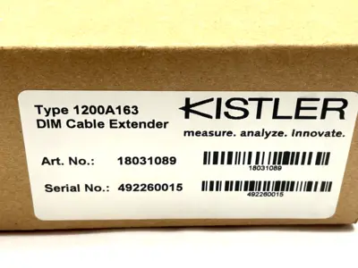 New | in-Stock Kistler maXYmos TL, NC, Display Module DIM Cable Extender 18031089 Data Acquisition and Logging, Multimeter Systems Michigan US | Maverick Industrial Sales #1402901