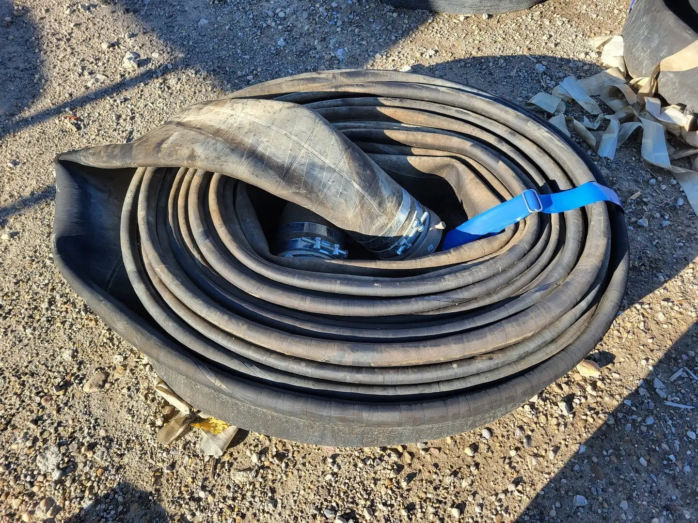 6" x 80 ft Prospector Water Suction and Discharge Hose Black, 150 psi