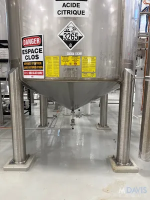 USED 2021 INDUSTRIES D'ACIER INOXYDABLE ITEE 2,600 GALLON