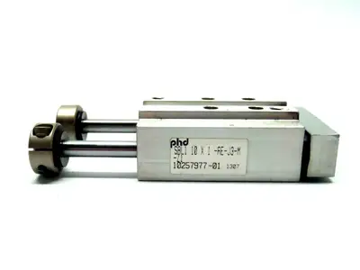 SAL1 10 X 1 -AE-J3-M-Z1 | PHD  Pneumatic Guided Slide Cylinder - Used