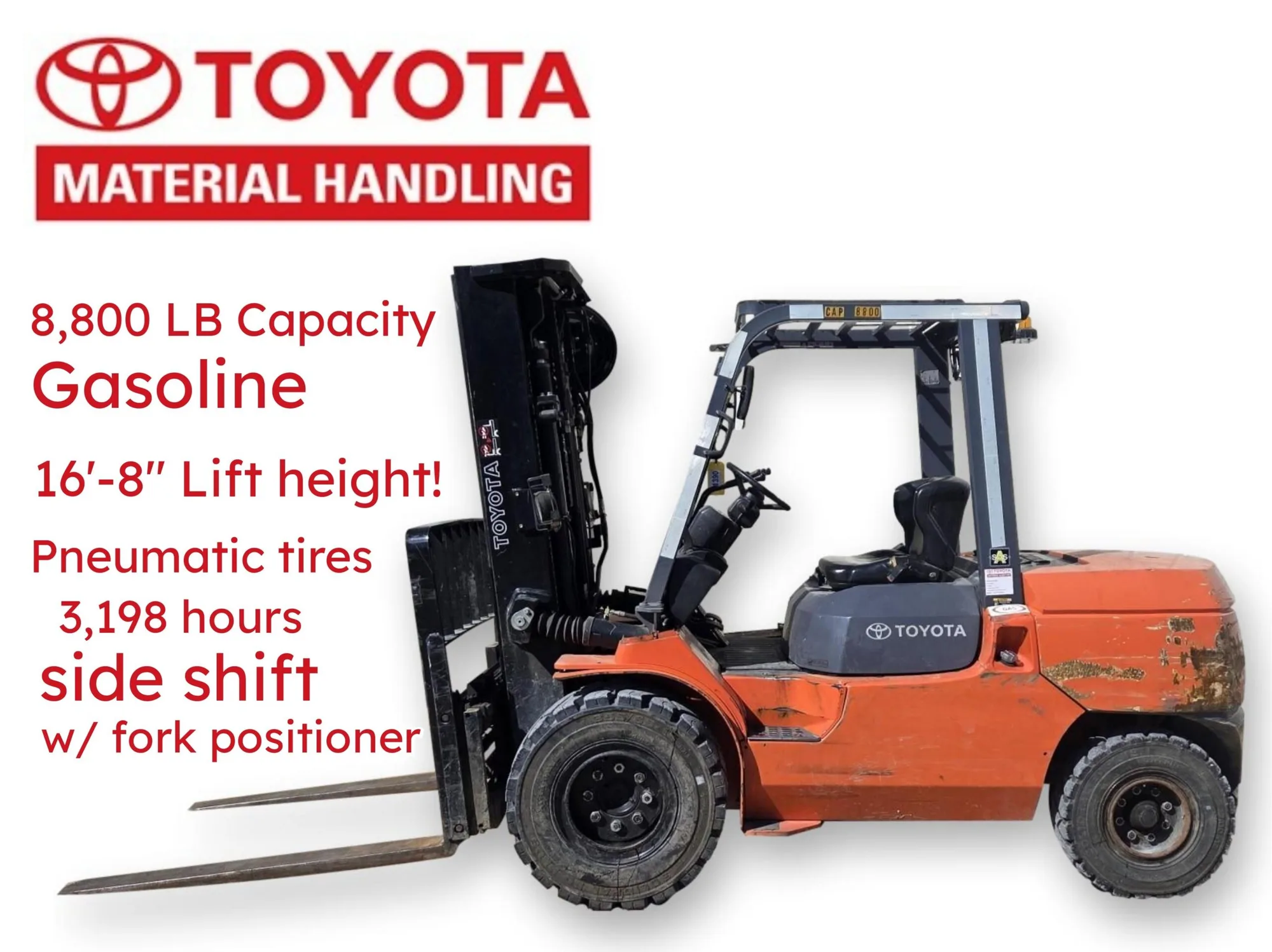 Used _UNKNOWN_ 7FGU46 Internal Combustion Forklifts: Pneumatic Tire West Virginia US | Cooper Industries #1409596