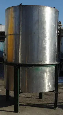 SPC9220  Tank 600 gallon vertical tank, Stainless Steel, flat