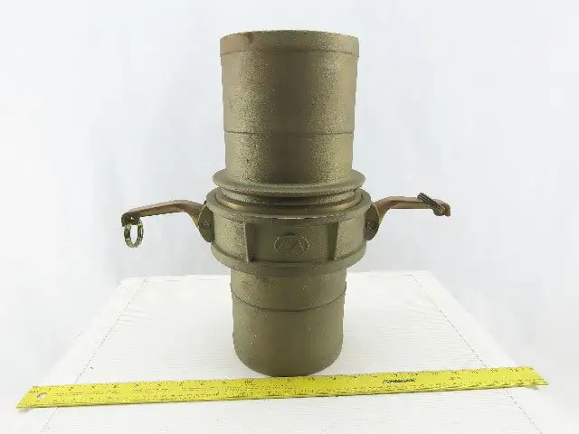 6C Type C  Brass 6" Camlock Coupling Fitting Male And Female Set