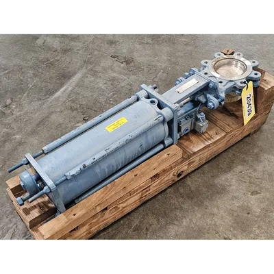 Used 4" DeZurik Pneumatic Knife Gate Valve - Figure 800