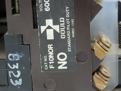 Gould A103F NEMA Size 4 Motor Starter Contactor 600V 135A Coil 120V