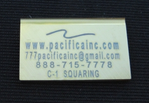 USED PACIFICA C-1, SQUARING / DEBURRING BLADES, T.I.N. COAT