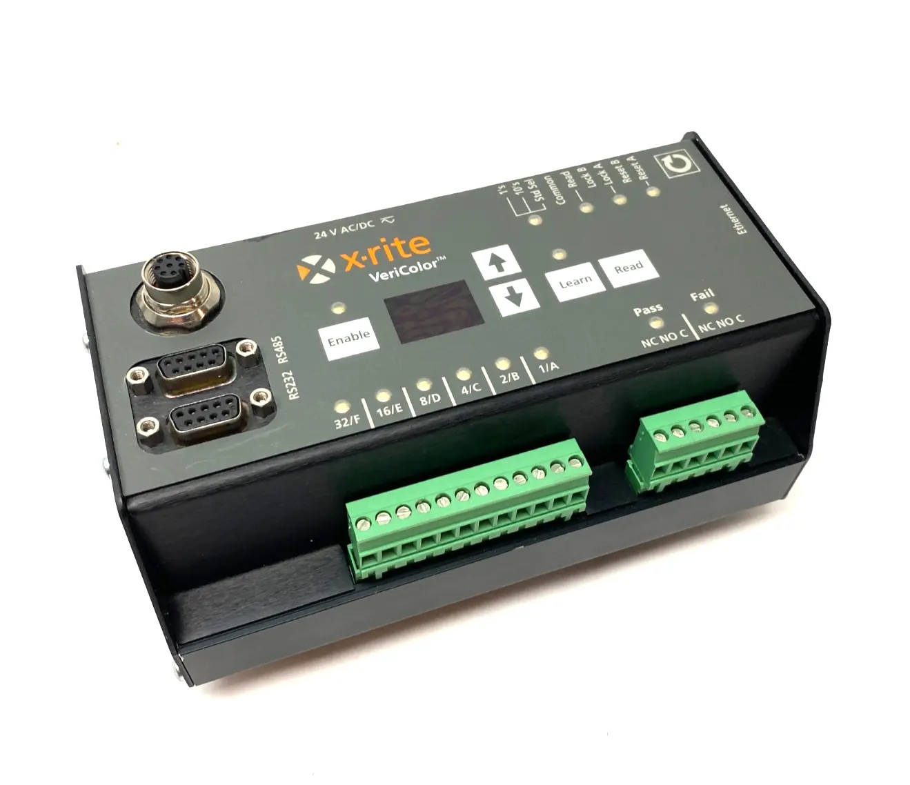 USED X-RITE VERICOLOR PROGRAMMABLE HUB UNIT, 2-DIGIT DIGITAL DISPLAY