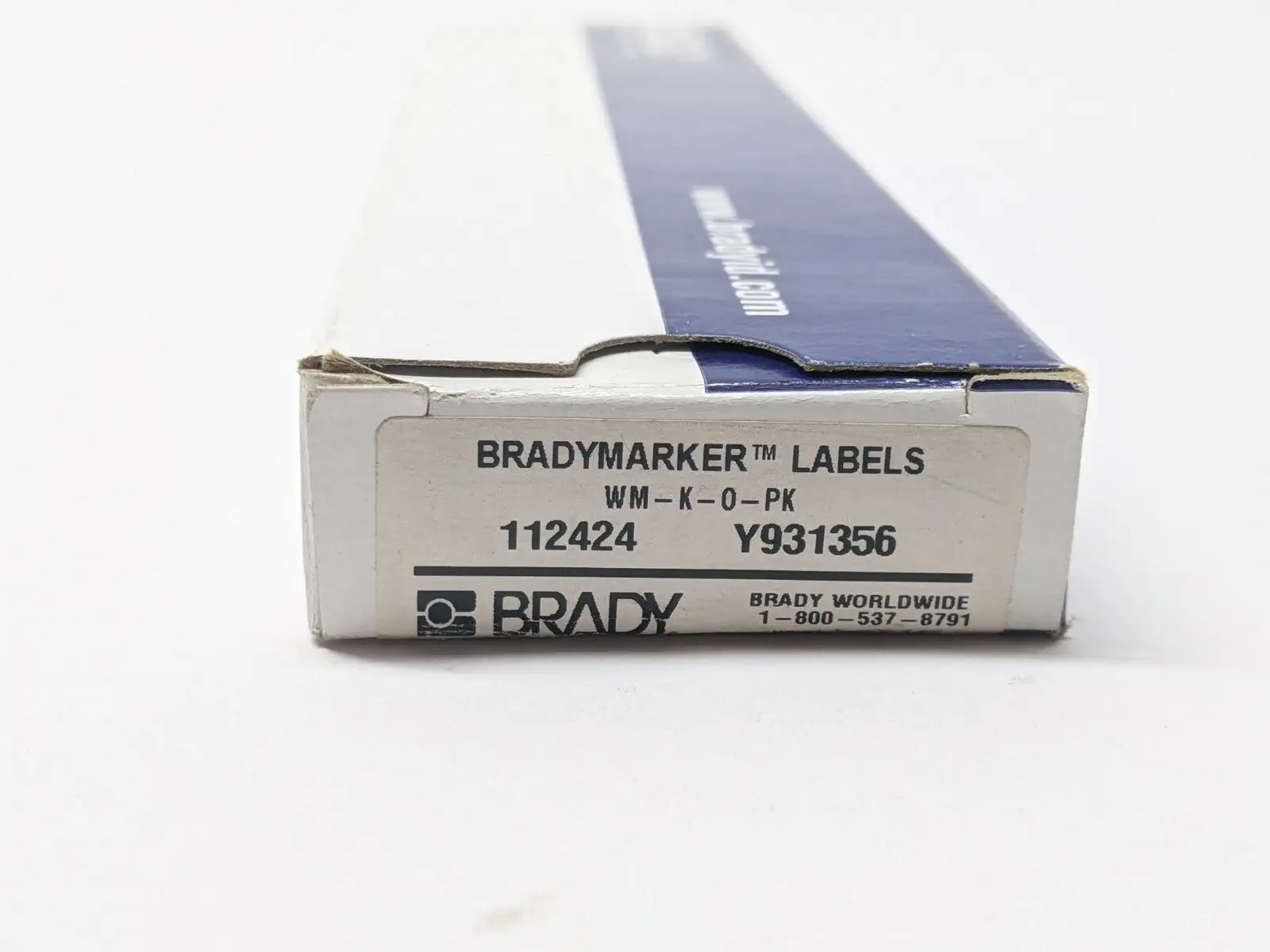WM-K-O-PK | Brady  Vinyl Cloth Wire Marker 112424 Y931356 LOT OF 25 Sheets - New Other