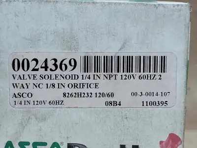 NEW ASCO 8262H232