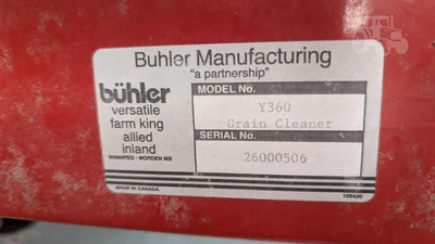 USED BUHLER FARM KING Y360