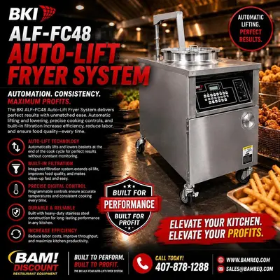 Used BKI ALF-FC48 Cookers / Coolers / Fryers Florida US | BAM Discount Restaurant Equipment #1124149