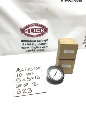 Ametek USG 138054 Flange Gauge 3-1/2″ 30 PSI 1/4″ NPT CBH (Lot of 2)