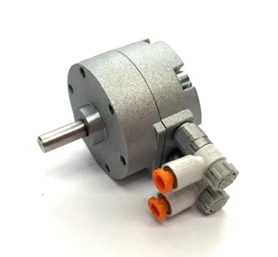 Used SMC Pneumatic Rotary Actuator Double-Acting, Double Shaft, 20mm Rotary Actuators Michigan US | Maverick Industrial Sales #1394898
