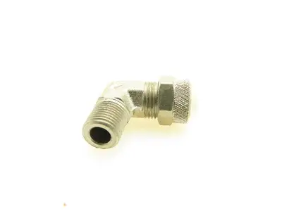Poly-Tite Brass 90° Elbow Compression Fitting 3/8" Tube x 1/8" MNPT Lot of 29