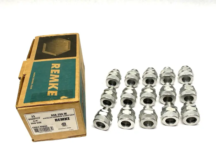 New | in-Stock Remke Cord Grip, 3/4 NPT, Cable Range, Aluminum, Form Size 3 Electrical Fittings Michigan US | Maverick Industrial Sales #1402292