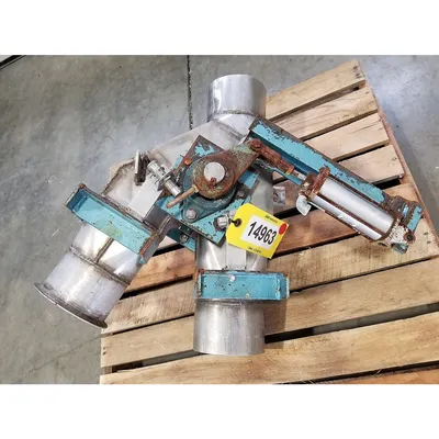 Used Stainless Steel Dry Bulk Reject Diverter Valve