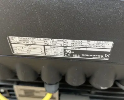 New | in-Stock Grundfos 25709-2P-15 HP Centrifugal Pumps California US | Davliegogo LLC #1705504