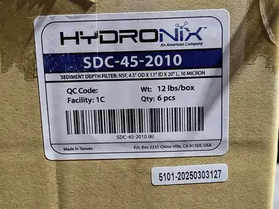 NEW HYDRONIX SDC-45-2010