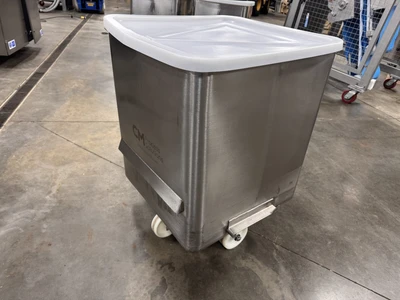 600 Pound SS Dump Buggy with Plastic Lid