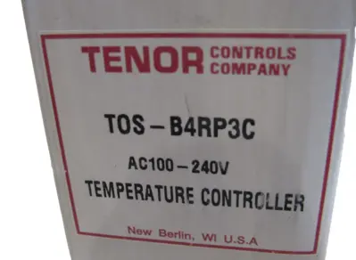 NEW TENOR CONTROLS T0S-B4RP3C TEMPERATURE CONTROLLER AC100-240V T0SB4RP3C