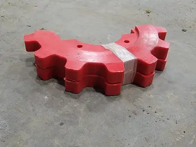 Split Mill Chain Sprocket - 13 Teeth Plastic